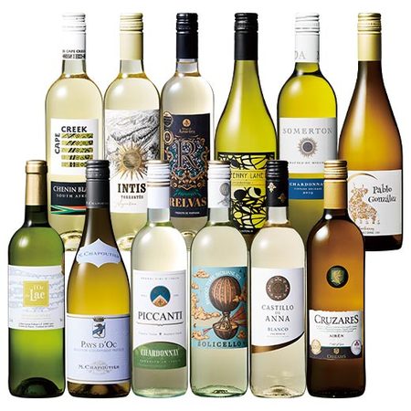 毎日の食卓に！世界８ヵ国を巡る家飲みデイリー白ワイン１２本セット