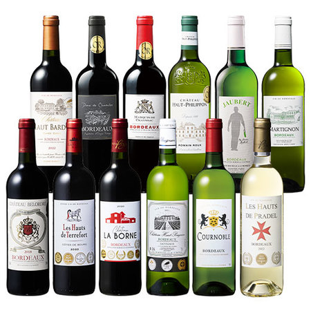 金賞総数２７個!ボルドー金賞赤白ワイン１２本セット　第3弾