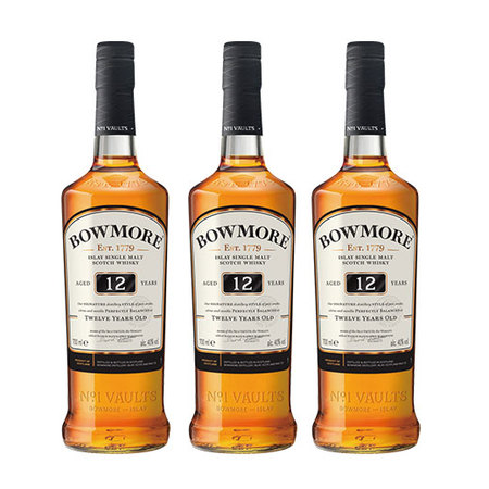 【箱付】ボウモア12年３本セット