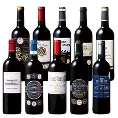 ボルドーグレートヴィンテージ飲み比べ赤ワイン１０本セット