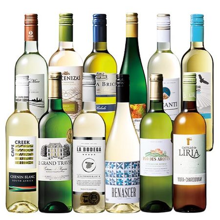 飲みごたえ満足！世界９ヵ国を巡る家飲み白ワイン１２本セット