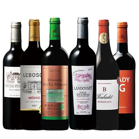 すべて樽熟成！ボルドー赤ワイン６本セット