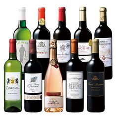 すべて金賞！格上・当たり年入りボルドー赤白ロゼ泡バラエティ１０本セット