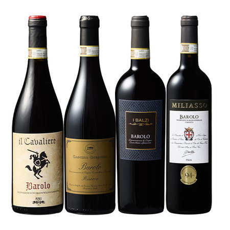 【54％OFF】金賞入り！イタリアワインの王様バローロ4本セット第3弾