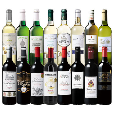 秋の食卓を彩る！フランス各地赤白ワイン16本セット