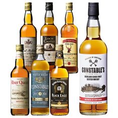 シングルモルト入り！スコッチウイスキー7本セット