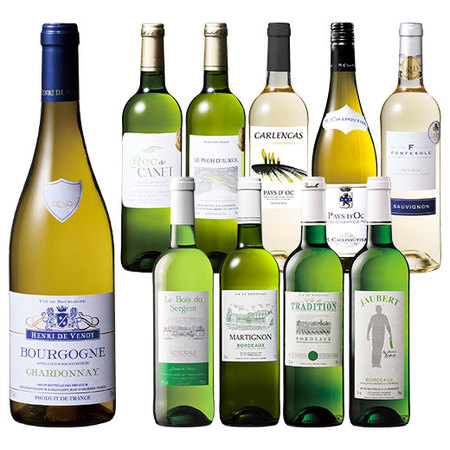 ブルゴーニュ入り！フランス各地を巡る白ワイン10本セット