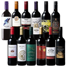 銘醸地ボルドー入り！世界8ヵ国を巡る赤ワイン12本セット