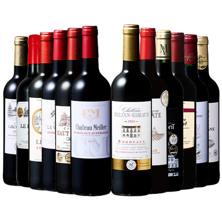 金賞総数３０超！ボルドー金賞赤ワイン１２本セット１０弾
