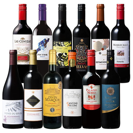 世界6ヵ国赤ワイン飲み比べ12本セット 第2弾