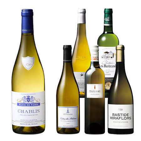 シャブリ入り！フランス格上白ワイン６本セット