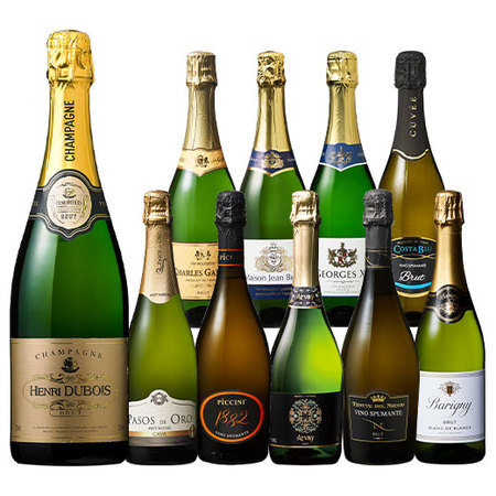 【39%OFF】シャンパーニュ入り！すべて金賞！欧州スパークリング10本セット 第16弾