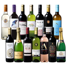 コスパ抜群！世界のデイリー赤・白・ロゼ・スパークリング14本セット