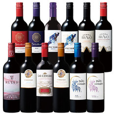 旨い・安い・ばっチリ赤ワイン12本飲み比べセット