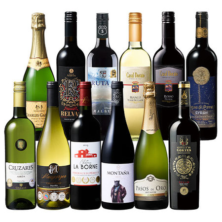 金賞総数４３個！世界の金賞赤白泡12本セット