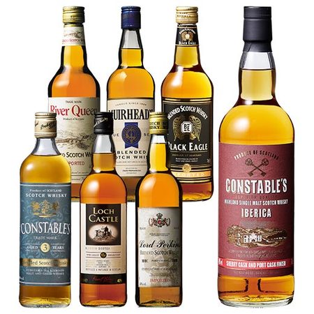 シングルモルト入り！ウイスキー飲み比べ７本セット