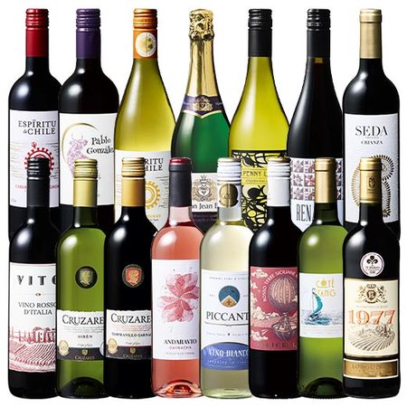 コスパ抜群！世界のデイリー赤・白・ロゼ・スパークリング１５本セット