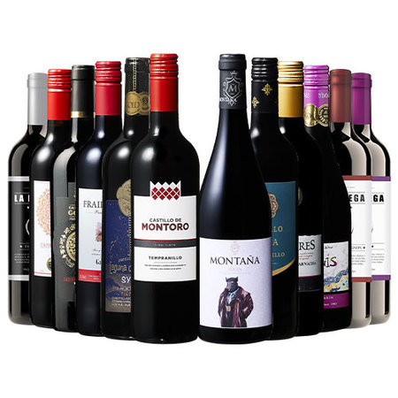 【45％OFF】金賞獲得総数30個！コスパ最強スペイン多金賞赤ワイン12本セット