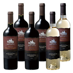 情熱と大地が育むマウレ・ヴァレーの傑作！インヴィナ赤白３種６本セット