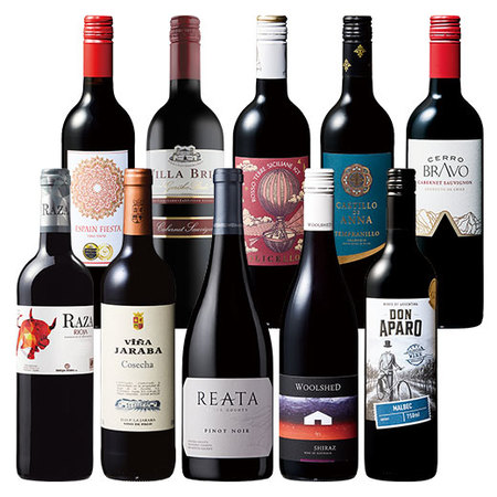 ２６春号巻頭特集限定！世界生産者飲み比べ赤１０本セット