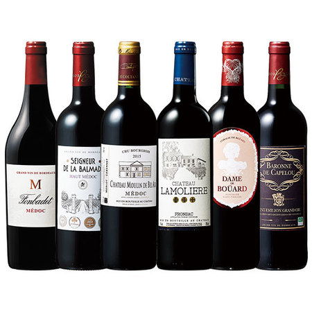 左岸メドック＆右岸飲み比べ赤ワイン6本セット