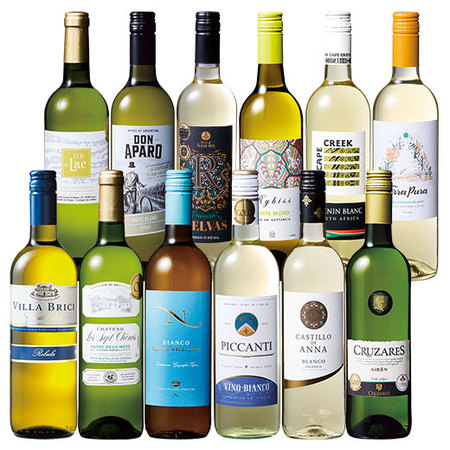 まるで毎日旅行気分！世界9ヵ国を巡る白ワイン12本セット