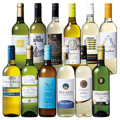 まるで毎日旅行気分！世界9ヵ国を巡る白ワイン12本セット