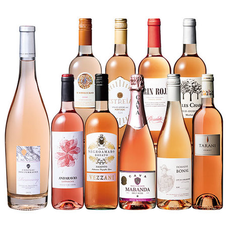 金賞・スパークリング入り！世界5ヵ国ロゼ10本飲み比べセット