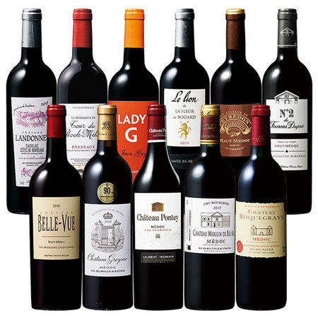 ボルドー樽熟成＆クリュ・ブルジョワ赤ワイン１１本セット