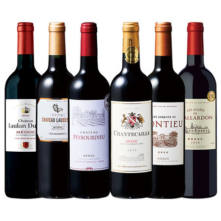 当たり年入り！全て金賞受賞格上メドック赤ワイン６本セット