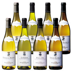 ローヌ超名門生産者Ｍ．シャプティエ　厳選白ワイン４種８本セット