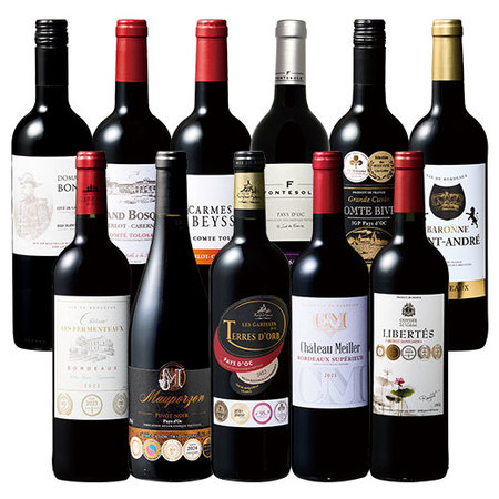 全てW金賞以上！６冠金賞入り！驚異の多金賞フランス赤ワイン１１本セット