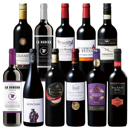3大銘醸国金賞＆高評価赤ワイン11本セット