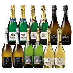 欧州3大銘醸国スパークリングワイン6種12本セット