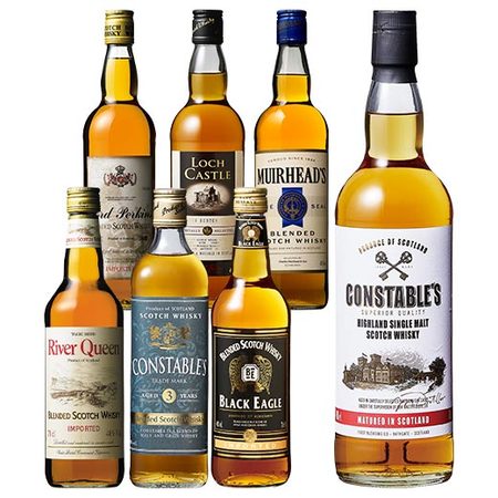 シングルモルト入り！スコッチウイスキー7本セット 第2弾