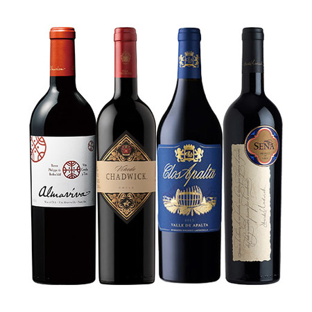 アルマヴィーヴァ入り！チリ最上級赤ワイン４本セット