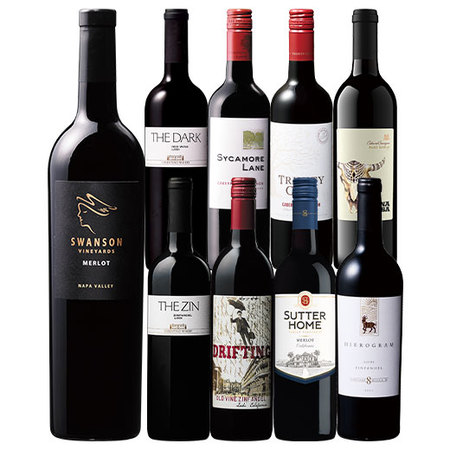 高級銘醸地ナパワイン入り！豪華カルフォルニアワイン赤ワイン９本セット第２弾