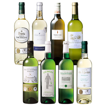 秋の食卓を彩る！フランス各地白ワイン8本セット 第2弾