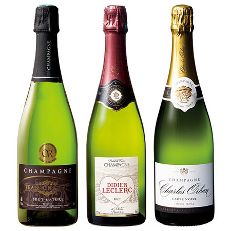 プルミエ・クリュ入りシャンパーニュ3本セット