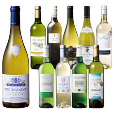 ブルゴーニュ入り！フランス各地を巡る白ワイン10本セット 第2弾