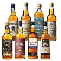 シングルモルト・シェリーカスク熟成入り！スコッチウイスキー８本セット