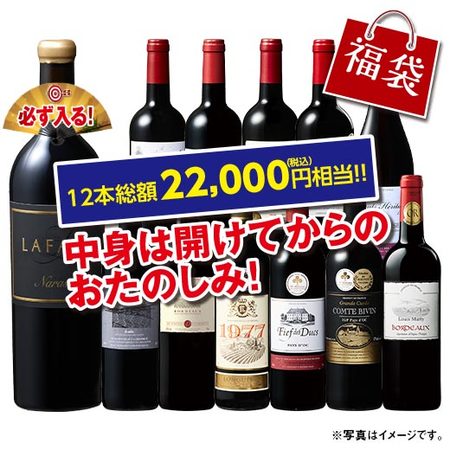 人気生産者ラファージュ入り！フランス金賞赤ワイン１２本福袋
