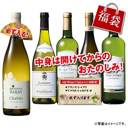 格上産地入り！世界白ワイン５本福袋