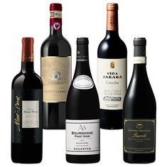 三大銘醸地から厳選！有名5産地格上赤ワイン5本セット