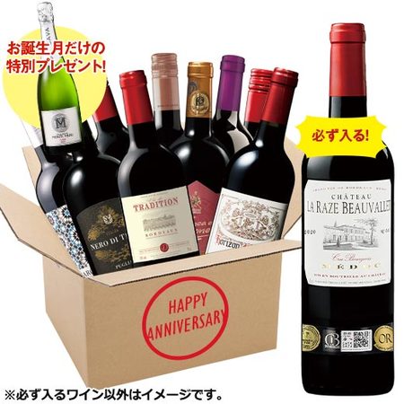【プレセントワイン付】金賞クリュ・ブルジョワが必ず１本入る！赤ワイン１０本福袋