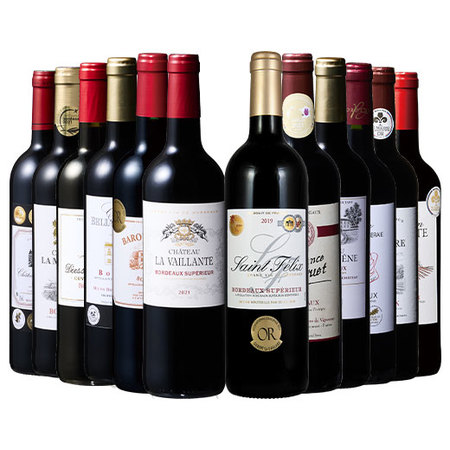 金賞総数３０超！ボルドー金賞赤ワイン１２本セット 第１２弾