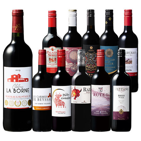 当たり年ボルドー・シュペリュール＆格上リオハ入り!すべて金賞!世界選りすぐり赤ワイン11本 第13弾