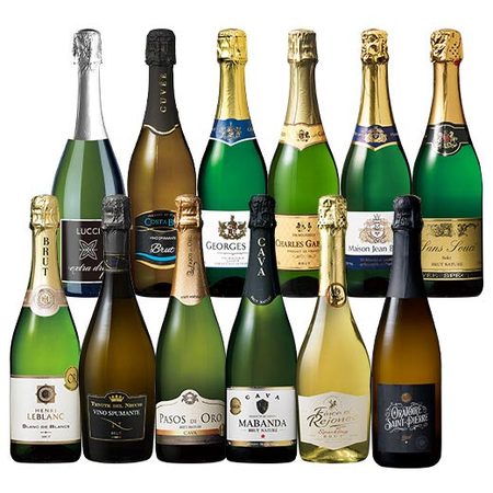 瓶内二次発酵製法入り！欧州スパークリング１２本セット第２弾