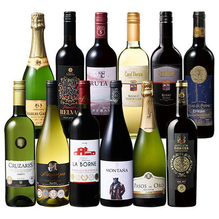 金賞総数４３個！世界の金賞赤白泡12本セット第２弾