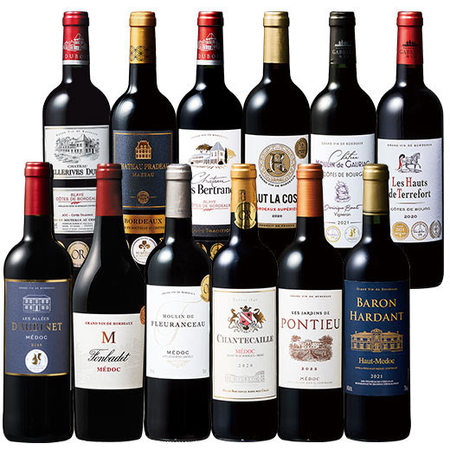 厳選ボルドー金賞＆メドック金賞赤ワイン１２本セット　第2弾